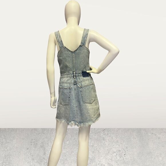 Ksubi Woman’s Denim The Palms Pini Overall Dress - Picture 4 of 11